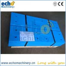 high manganese Pegson Rubble Master Keestrack crusher impact plate with factory price
