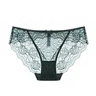 Ultra-thin sexy lace underwear women's underwear transparent mesh briefs women