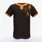 100% polyester material custom design and color full sublimation baseball jersey