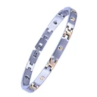 China Manufacturer Dubai Bio Energy Steel Infrared Ion Magnet Germanium Bracelet