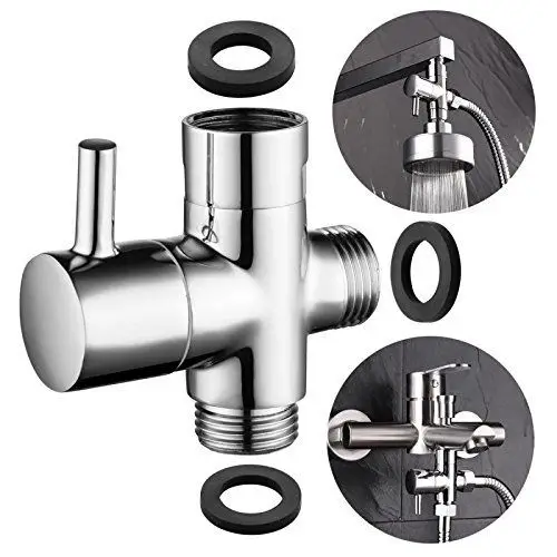 3 Way quick open shower dispensing diverter water brass angle valve Bathroom Toilet Sprayer Bidet valve