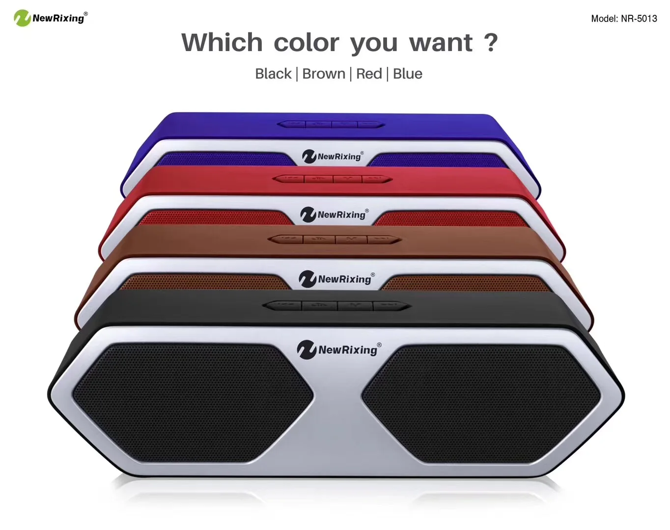 NR-5013 custom music box tws bluetooth speaker with handsfree new design - ANKUX.COM