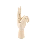 Wholesale multi sizes flexible wooden mannequin hand for home office table decoration