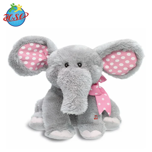 cute long nose elephant plush stuffed toy soft baby sleep plush