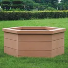 SUPERSEPTEMBER wpc garden box, wpc flower planter,china manufacturer plastic flower pot