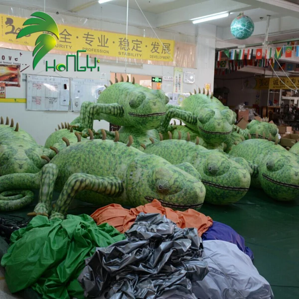 inflatable chameleon