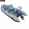 Over 20years direct supplier 1.1mm hypalon 4.7m fiberglass hull inflatable rib boat for sale