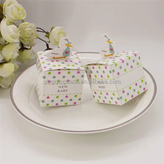 box baby birthday shower little present box party favor gift