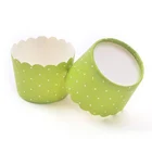 PE Coated Cupcake Wrapper Paper Cake Baking Cups