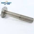 Electric immersion heater stainless steel high power flange electric heating tube