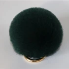 Hot sale Soft faux fur pom poms rabbit fur pom keychain
