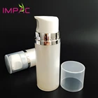 High quality large output 80ml plastic pearl white airless bottle