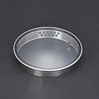 Tall-feet Stainless Steel Clear Tempered Glass Kettle Lid Without Handle For Water Cooking