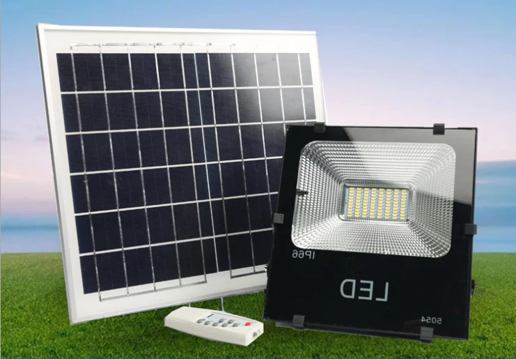 High Brightness Waterproof  Outdoor IP65 Waterproof 10W 20W 30W 50W 100W Solar Flood Led Light