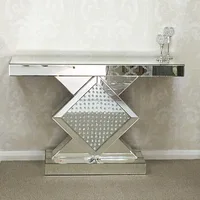 Contemporary Venetian Mirrored Glass Floating Crystal
