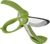 Popular convenient fruit cutting salad shears vegetable scissors with soft grip handle