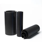 China Manufacture 400 450 110 225 Plastic Irrigation Small Pe Black Pipe With Blue Stripe