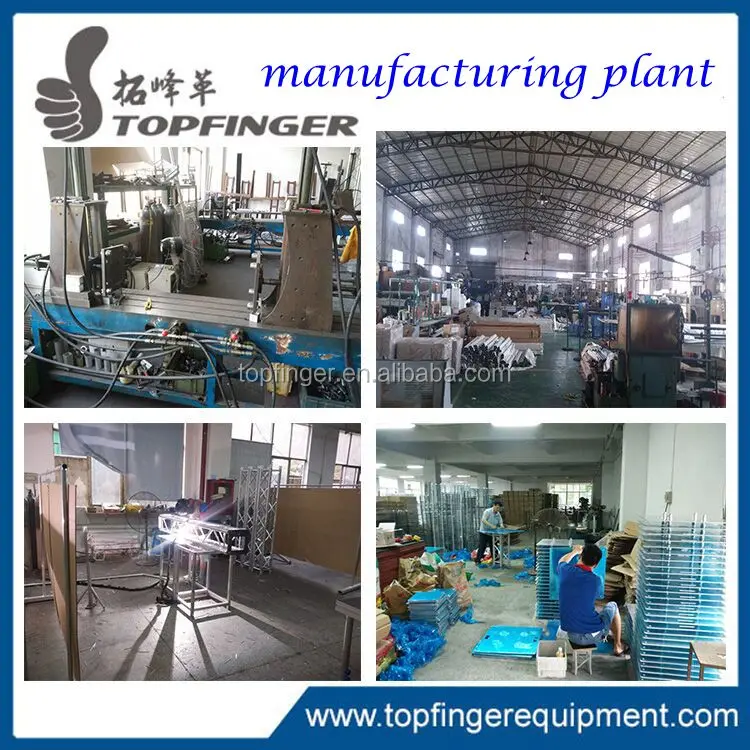 Best service aluminum retractable pipe drape stand with drapery