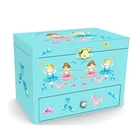 Cheap gift hand crank music jewelry box for kids