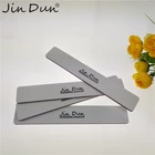 Nail Logo Custom Logo Nail File Wide Square Shape Grey Disposable Nail File Buffer With Customized Logo