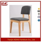 High grade antique solid wood living room chair with fabric cushion covered