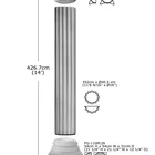 High Quality Good Price Beauty polyurethane decorative PU plaster roman column