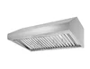 HYXION Commercial Metal Hammered Copper Kitchen Exhaust Range Hood