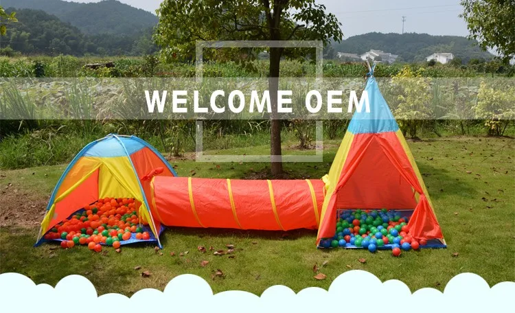 Popular Colors And Designs Kids Play Tents And Tunnel Parachute