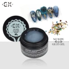 15ML Adhesive Super sticky professional nail glue gel for rhinestone clear without top coat