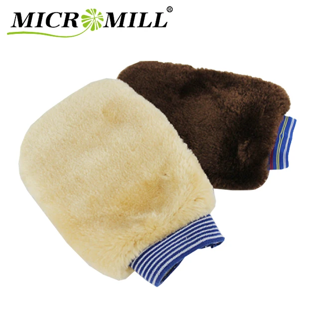 Car wash glove OEM, factory supply fleece car wash mitt