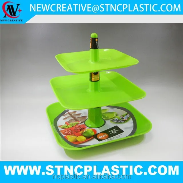 packaging macaron display tray personalized utility 3 tier fruit