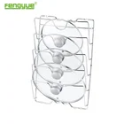 Metal Black Wall Mounted Kitchen Tooling holder Pot Lid Rack Organizer For Hanger