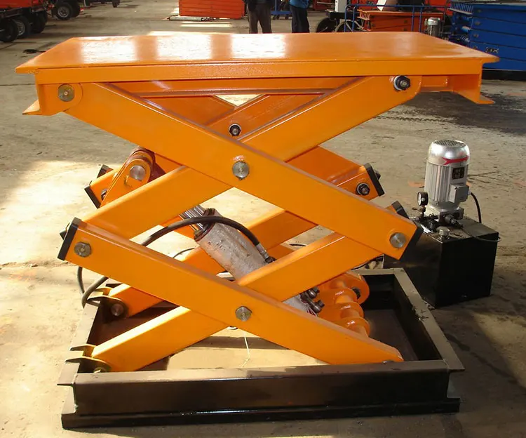 500kg fixed type cargo lifting platform