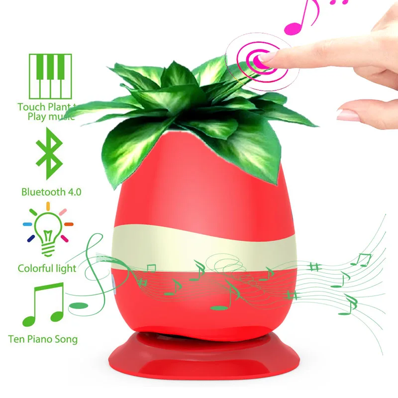 With Wireless Speaker Music Flowerpot Good Sound - ANKUX.COM