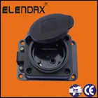 P6110E industrial rubber waterproof extension socket