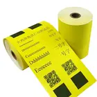 Color Thermal Paper 80mm x 60mm, Yellow Colour, Cash Register Receipt Paper