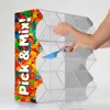 3 Tier Acrylic Candy Display Case Candy Bin Box, Custom Pick & Mix Dispenser Candy Dispenser