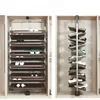 Large Capacity Multifunctional Shoes Rack Wall Mount Stainless Steel 4-layers Rotatable Storage Shoe Rack