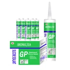 gp waterproof silicone sealant transparent/colorful glass glue factory price