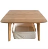 Natural bamboo bed dinning table with storage bag