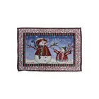 100% quality best tapestry woven colorful table mats christmas placemat