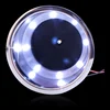 8LED white Recessed Stainless Steel Cup Drink Holder For Marine Boat Car RV
