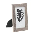 Leaf Picture Face Paper Silver PS Moulding 4x6 5x7 8x10 Simple Design Plastic Photo Frame