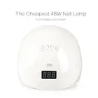 SUN 48w Powerful Nail Dryer Uv Led Fast Curing Nail Lamp for Gel Nail