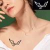 Custom Glitter Henna Tattoo Art Stencil Angel Wing Stickers