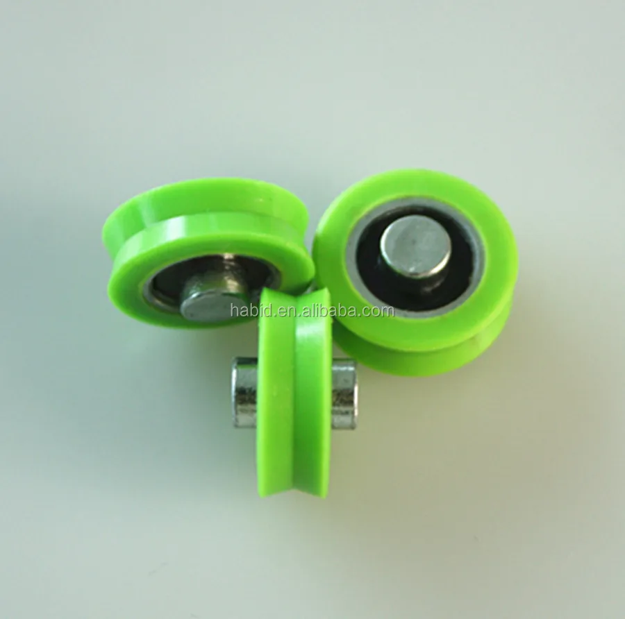 nylon pulley wheel with v groove guiding pulley