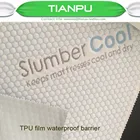 slumber cool waterproof TPU laminated air layer fabrics