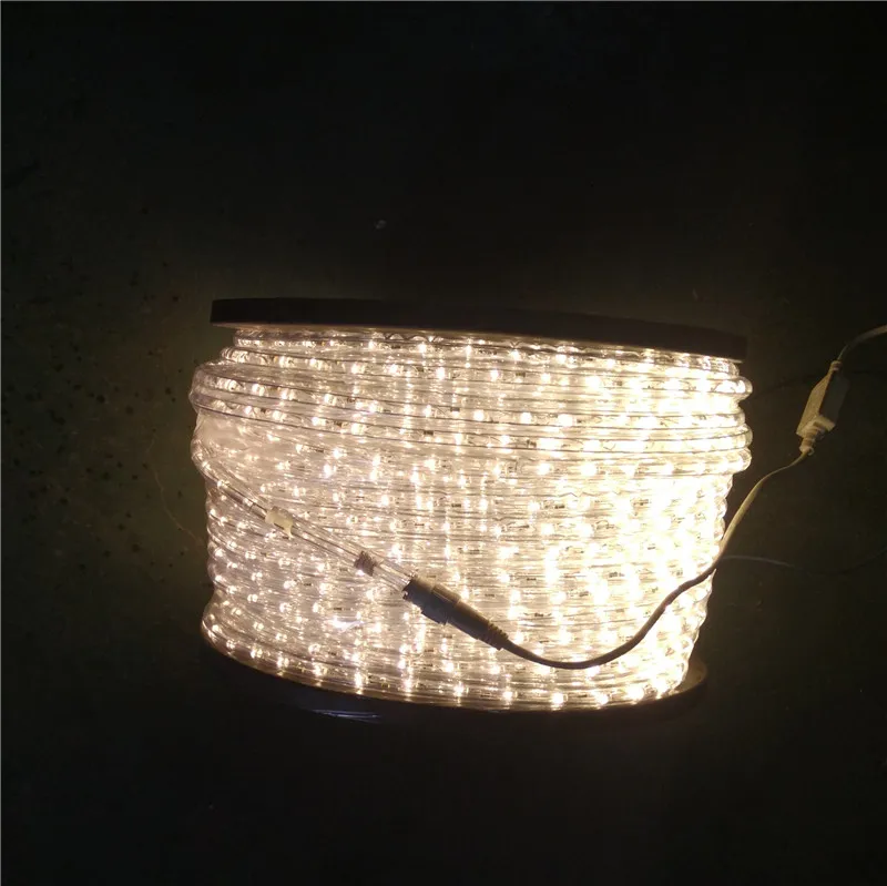 warm white 100m decoration led rope light