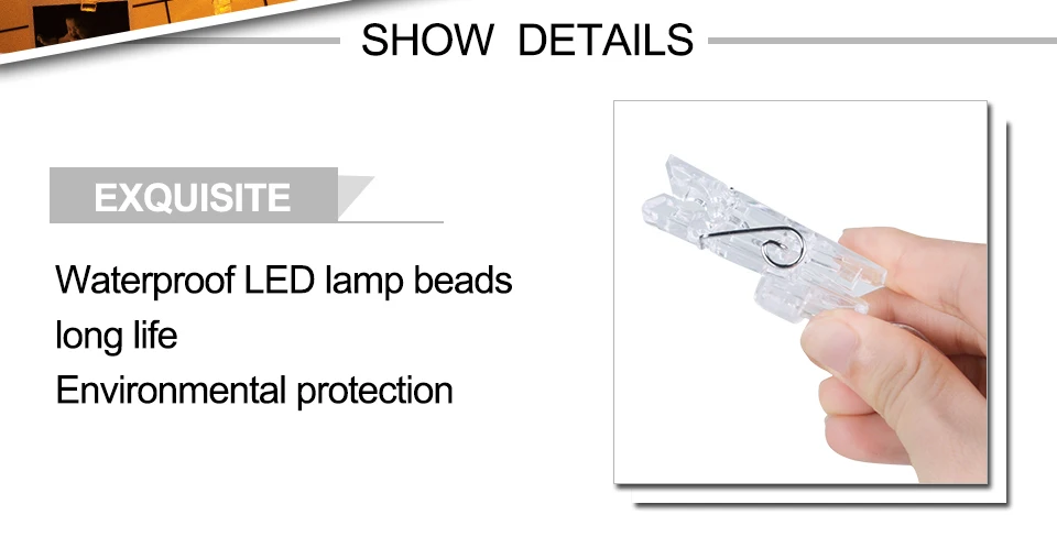 USBbattery powered led photo clip fairy string light christmas garland 1030 led clip fairy light for party home decoration (3)