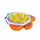 Educational Toys Electric Fishing Toy Set Magnetic Fishing Toy with Music for Children